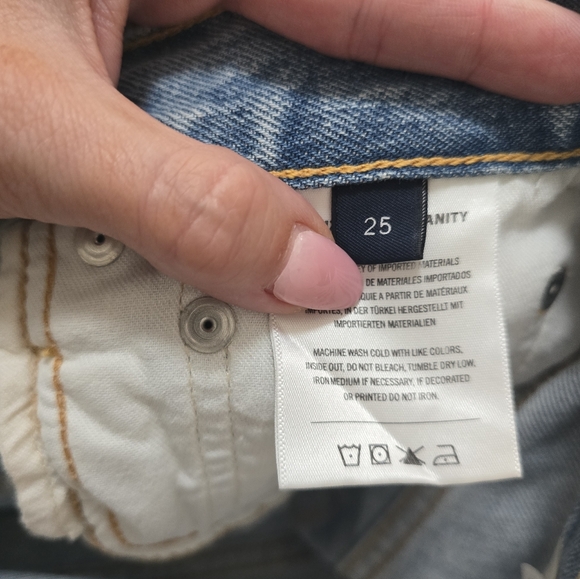 Citizen Of Humanity Marlow High Rise Relaxed Vintage Jean Shorts New Size 25 - Picture 11 of 12